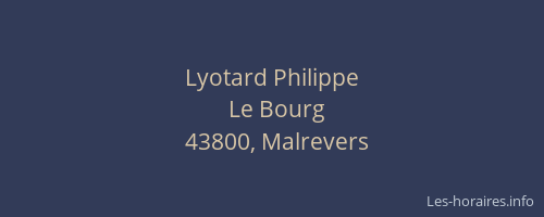 Lyotard Philippe