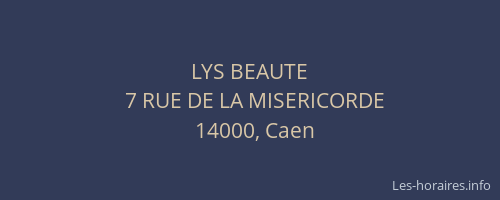 LYS BEAUTE
