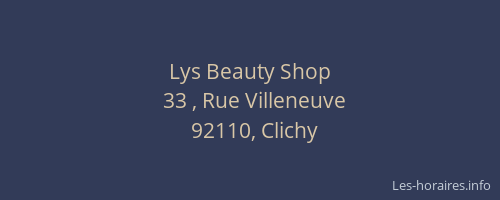 Lys Beauty Shop