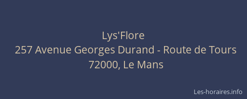 Lys'Flore