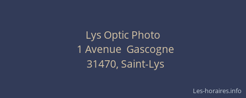 Lys Optic Photo
