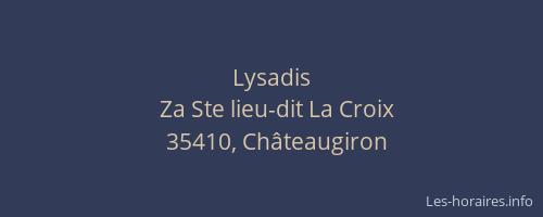 Lysadis