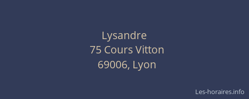 Lysandre