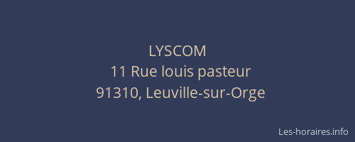 LYSCOM