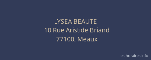 LYSEA BEAUTE