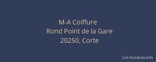 M-A Coiffure