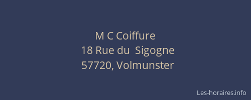 M C Coiffure