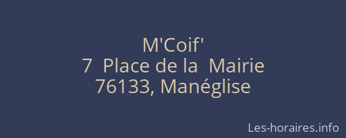 M'Coif'