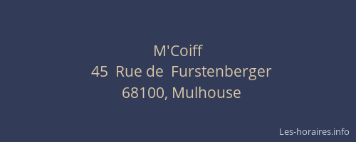 M'Coiff