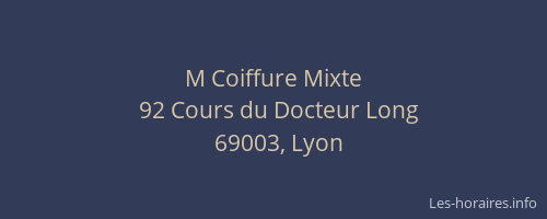 M Coiffure Mixte