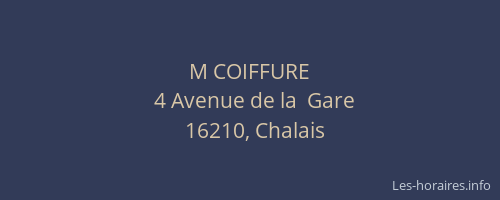 M COIFFURE