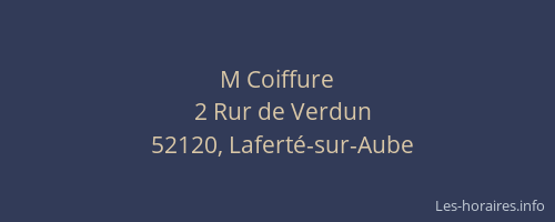 M Coiffure