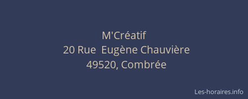 M'Créatif