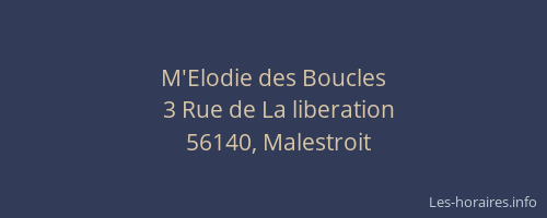 M'Elodie des Boucles