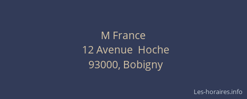 M France