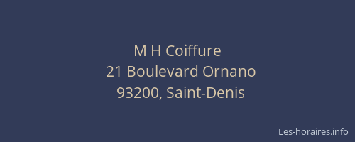 M H Coiffure