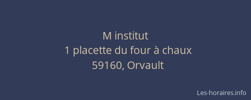 M institut