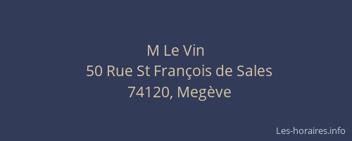 M Le Vin