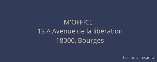 M'OFFICE