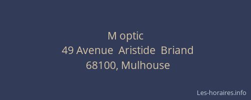 M optic