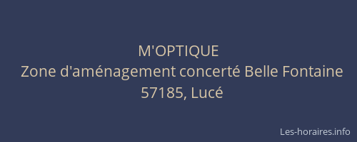 M'OPTIQUE