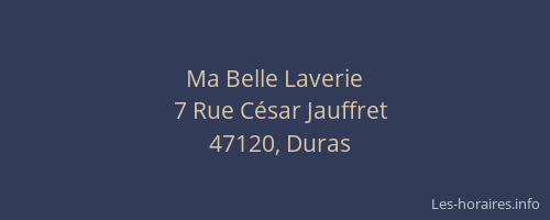 Ma Belle Laverie