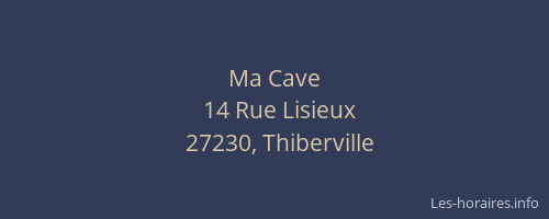 Ma Cave