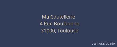 Ma Coutellerie