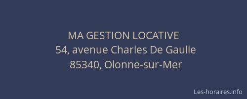 MA GESTION LOCATIVE