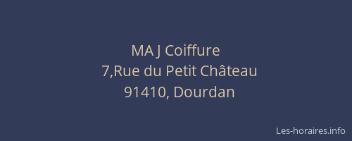 MA J Coiffure