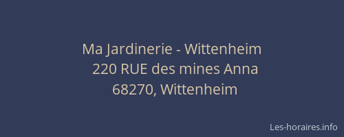 Ma Jardinerie - Wittenheim