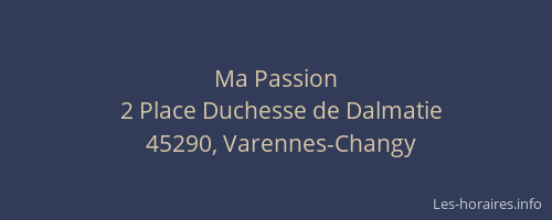 Ma Passion