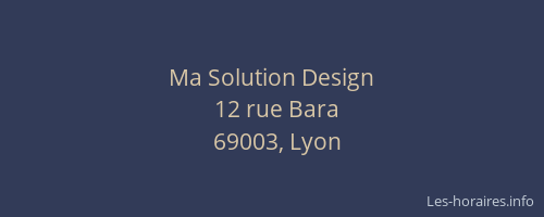 Ma Solution Design