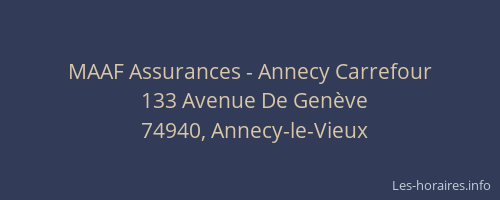 MAAF Assurances - Annecy Carrefour
