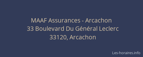 MAAF Assurances - Arcachon