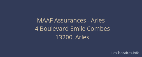 MAAF Assurances - Arles