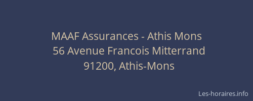 MAAF Assurances - Athis Mons