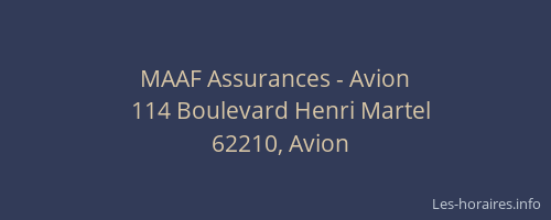 MAAF Assurances - Avion