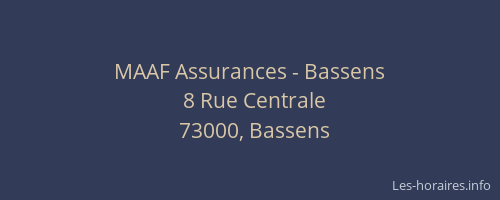 MAAF Assurances - Bassens