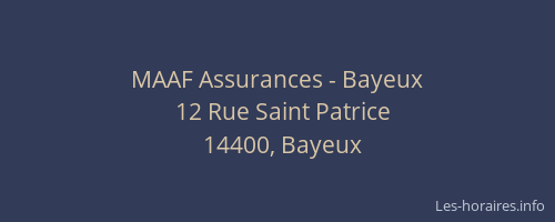 MAAF Assurances - Bayeux