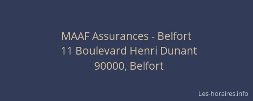 MAAF Assurances - Belfort