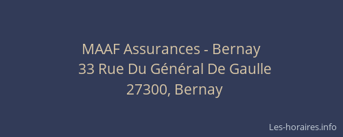 MAAF Assurances - Bernay