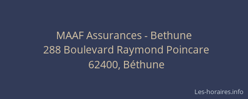 MAAF Assurances - Bethune