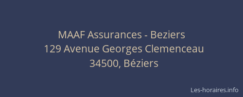 MAAF Assurances - Beziers