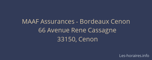 MAAF Assurances - Bordeaux Cenon
