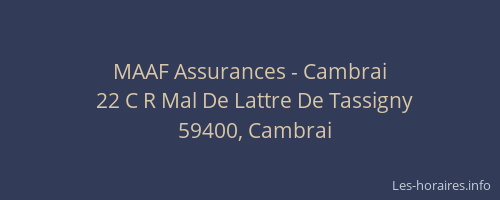MAAF Assurances - Cambrai