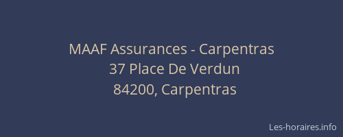 MAAF Assurances - Carpentras