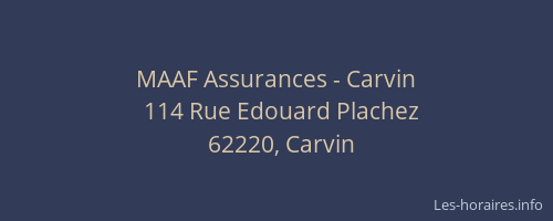 MAAF Assurances - Carvin