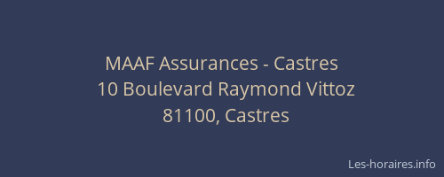 MAAF Assurances - Castres