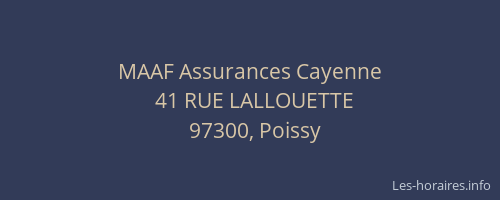 MAAF Assurances Cayenne